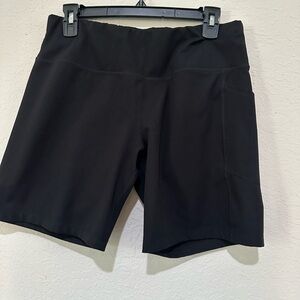 DKNY Black Shorts with Streamlined